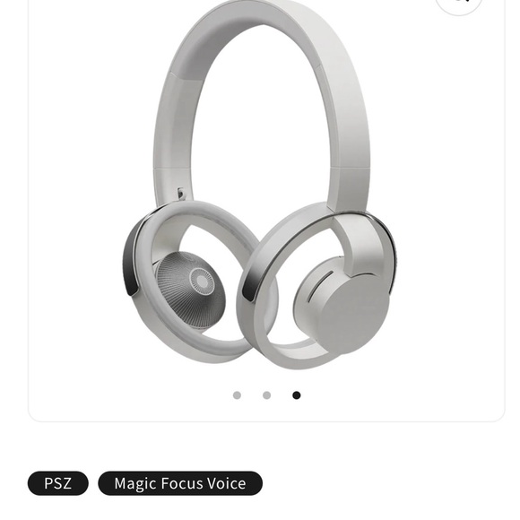 White nwn on ear headphones